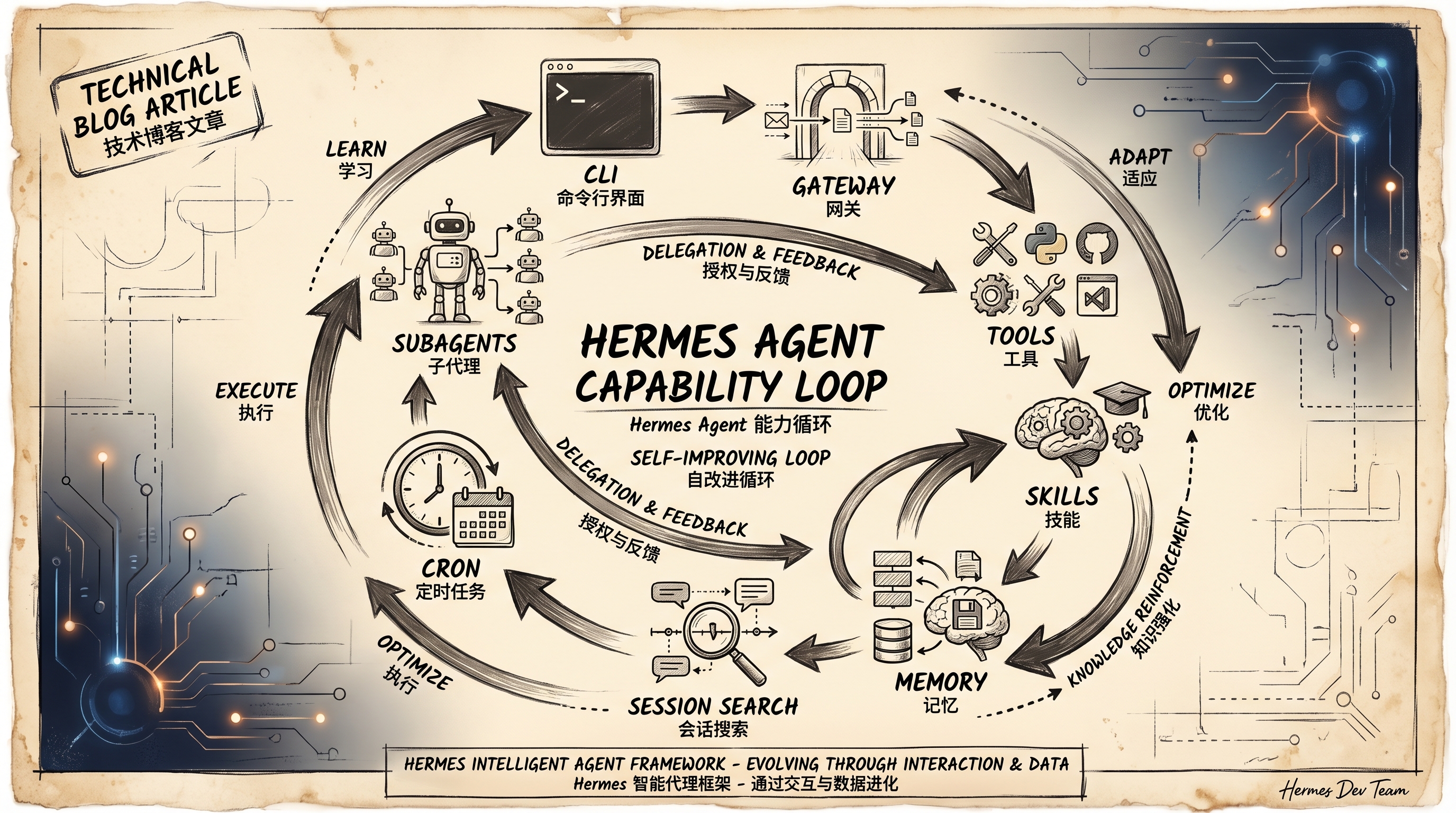 Hermes Agent 能力闭环